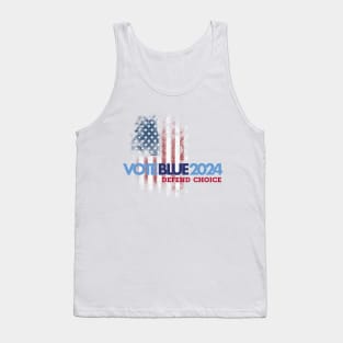 Vote Blue 2024 Defend Choice Tank Top